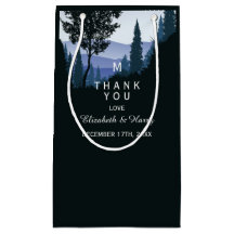 Blue Woodland Forest, Rustic Bröllop Tack