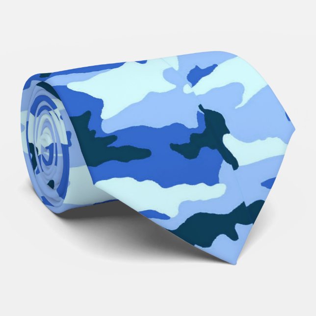 Blue Woodland Mönster Camouflage Slips (Rullad)