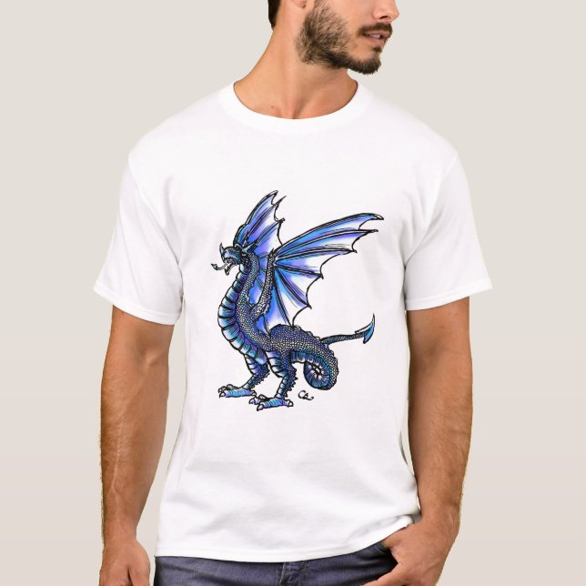 Blue Wyvern T-shirt (Framsida)