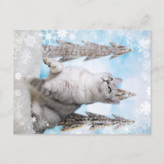 Blue XMAS 2018 Helg Vykort