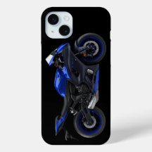 Blue Yamaha Yzf-R7 Motorcykel