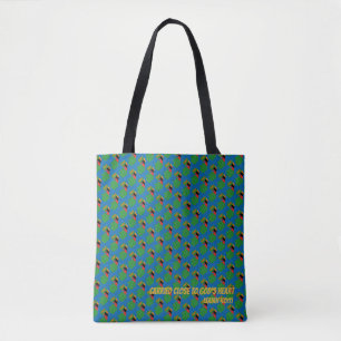 Blue ZAMBIA FLAGGA Isaiah Christian Scripture Tygkasse