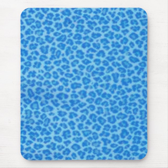 Blue Zebra Mouse Pad Musmatta (Framsidan)