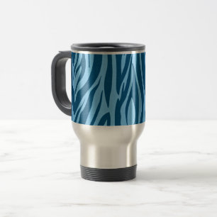 Blue Zebra ränder Resemugg