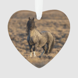 Blue Zeus vid Dawn Vild Hoofbeats Ornament