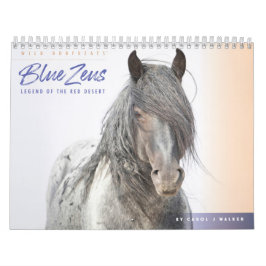 Blue Zeus Vild Horse Calendar Kalender