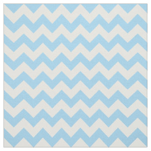 Blue Zigzag, Blue Chevron, Geometric Mönster Tyg