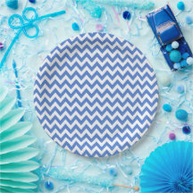 Blue ZigZag/Chevron Mönster