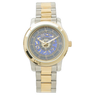 Blue Zodiac Wheel Armbandsur
