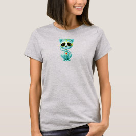 Blue Zombie Sugar Kitten Tee Shirt