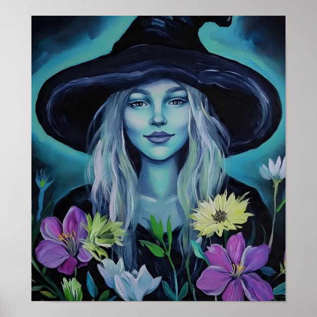 BlueAuraFlowerWitch Poster (Framsidan)