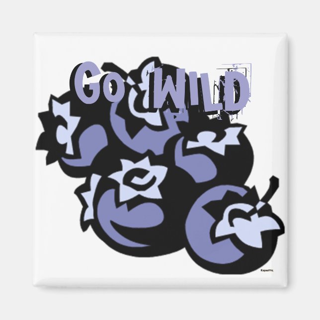 Bluebär Go Vild Magnet (Framsidan)