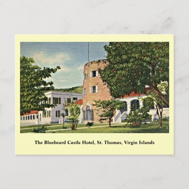 Bluebeard Castle St. Thomas Virgin Islands Vykort (Framsida)