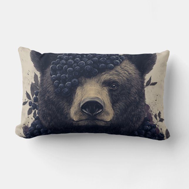 Bluebearry V Dekorativ kudde (Framsida)