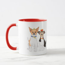 Bluebell & Beth Jack Russells Coronation mugg