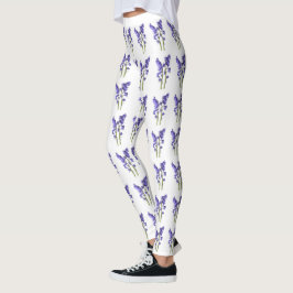 Bluebell Fabric Mönster. Leggings