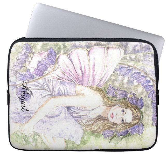 Bluebell Fairy Electronics Bag Laptop Fodral (Framsidan)