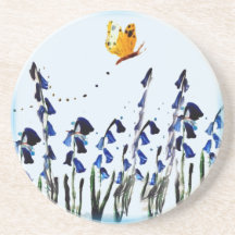 Bluebell Flowers Butterfly Blommigt