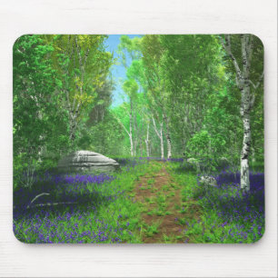 Bluebell Light Mousepad Musmatta