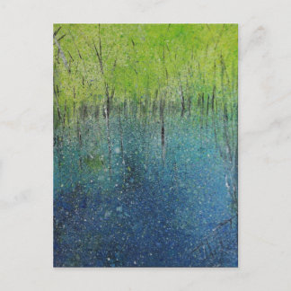 Bluebell Skogen Vykort