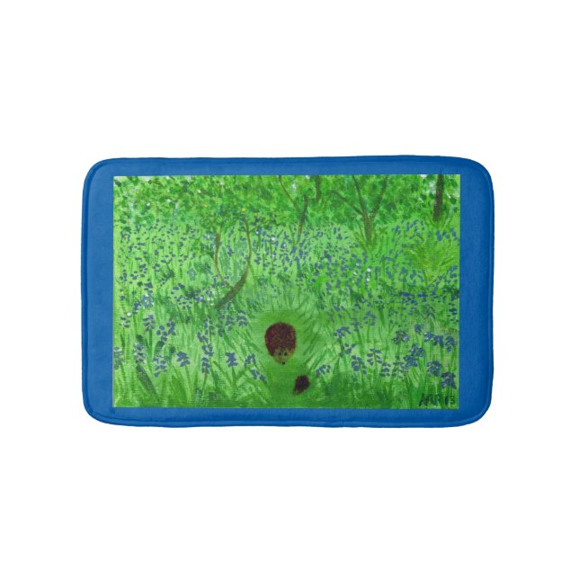 Bluebell Woodland Hedghogs Badrumsmatta (Framsidan)