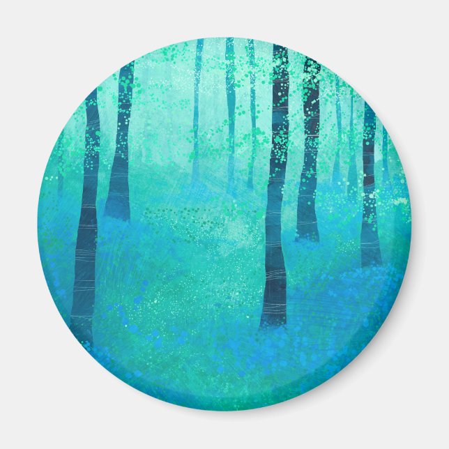 Bluebell Woodland Magnet (Framsidan)