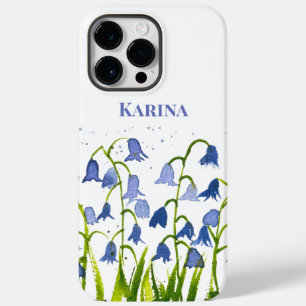 Bluebells blue blommigt Wildblomme Nature Watercol