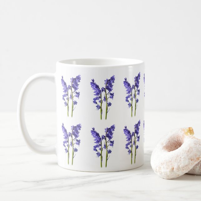 Bluebells Fabric Mönster Kaffemugg (Med munk)