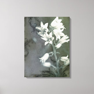 Bluebells in Black & White Canvastryck