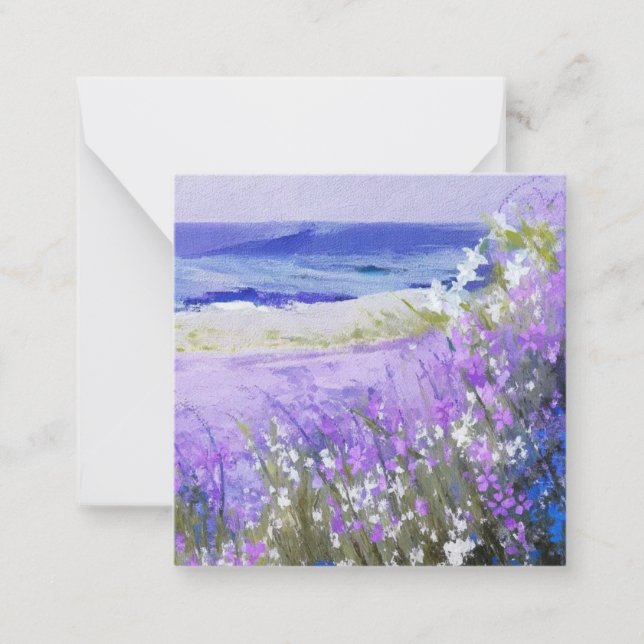 Bluebelltid fyra anteckningskort (Framsida)