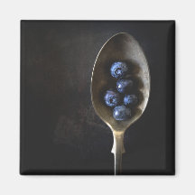 "BLUEBERRIES" LIVSMEDELSREFRIDGERATOR MAGNET
