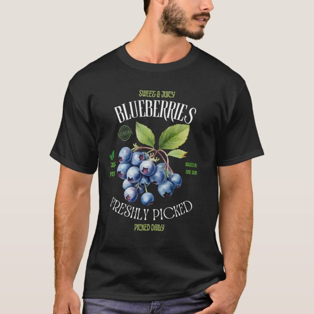 Blueberries T Shirt (Framsida)