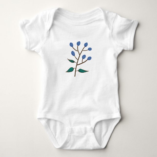 Blueberry Baby One Biet T Shirt (Framsida)