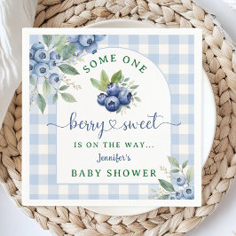 BlueBerry Baby Shower Berry Sweet Pappersservett