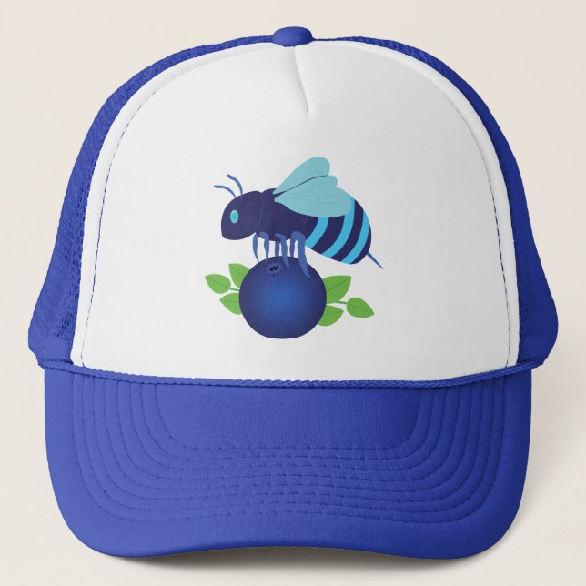 Blueberry Bee Keps (Framsida)