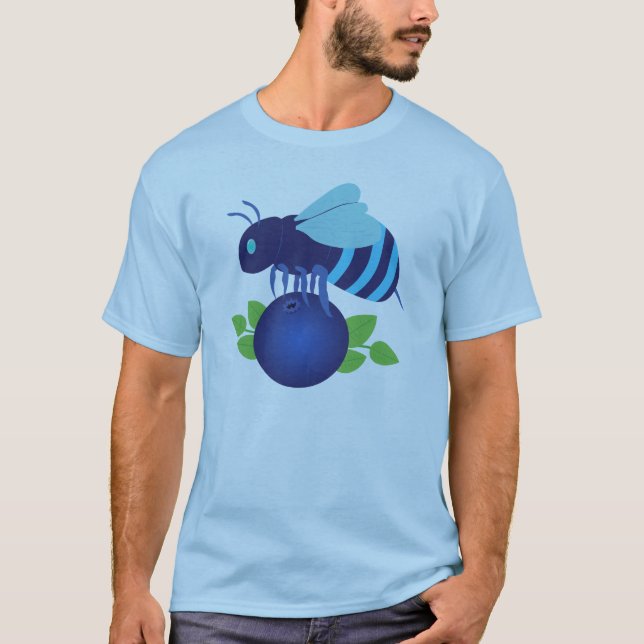 Blueberry Bee T-shirt (Framsida)