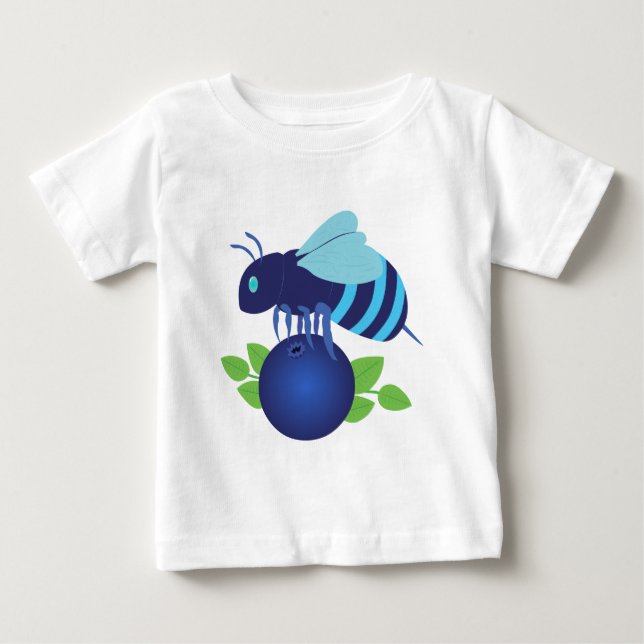 Blueberry Bee Tröja (Framsida)