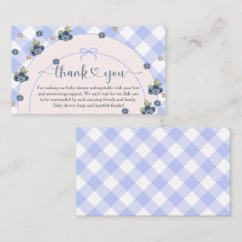 Blueberry Berry Sweet Pojke Baby Shower Tilläggskort