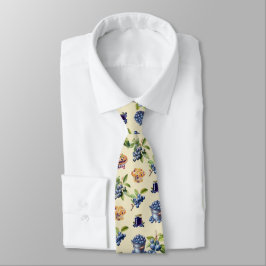 Blueberry Bluebär Neck Tie Slips