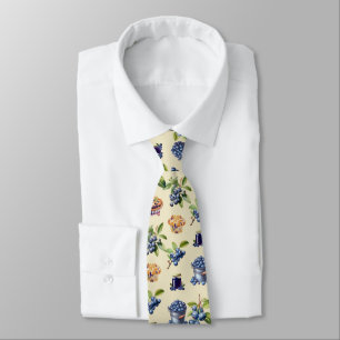 Blueberry Bluebär Neck Tie Slips