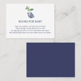 Blueberry Bokar för Baby-kortet för djurutrymme Visitkort