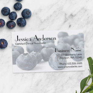 Blueberry Bunch Visitkort