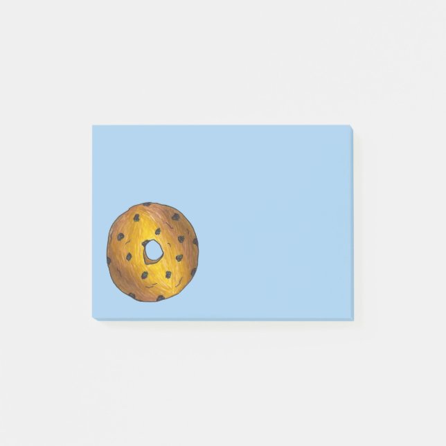 Blueberry Cake Donut Doughnut Foodie Breakfast Post-it Block (Framsida)