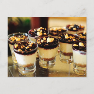 Blueberry Cheesecake Shots Vykort
