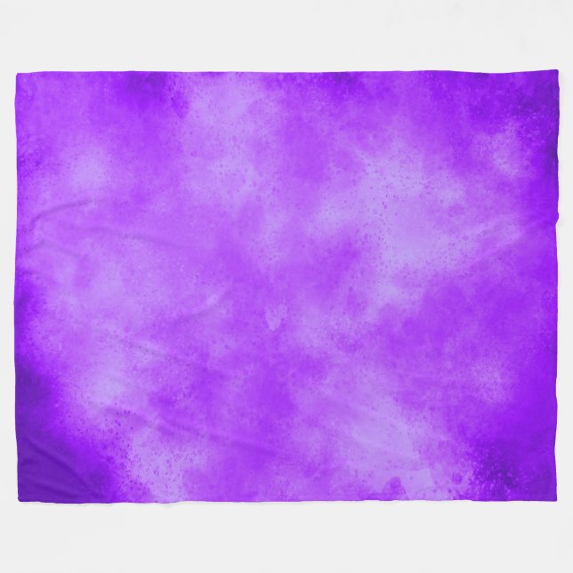 Blueberry Clouds Fleece Blanket (Framsidan (Horisontell))