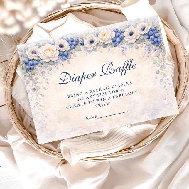 Blueberry Cottage Garden Diapper Raffle Tilläggskort (Skapare uppladdad)