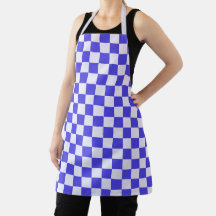 Blueberry cream checkered pattern