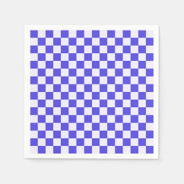 Blueberry cream checkered pattern pappersservett
