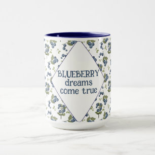 BLUEBERRY Dreams Kom True Mugg