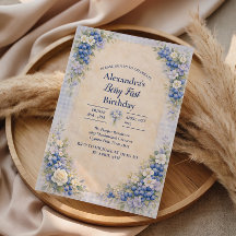 Blueberry Floral Storybook Berry 1st Birthday